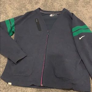 Nike Dri-Fit golf cardigan Men’s Large Navy Blue